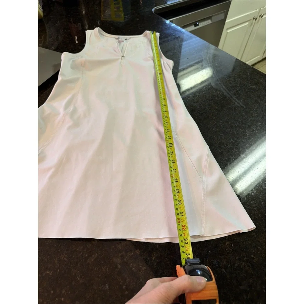 Athleta White Ace Tennis Dress Sz Med Performance Athletic Golf Pickleball - Picture 8 of 8